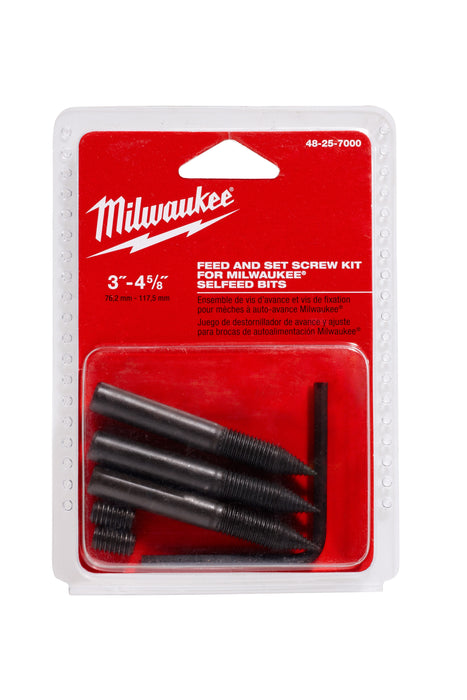 Milwaukee Tools LARGE SELF-FEED BIT Rplcmnt KIT 48-25-7000