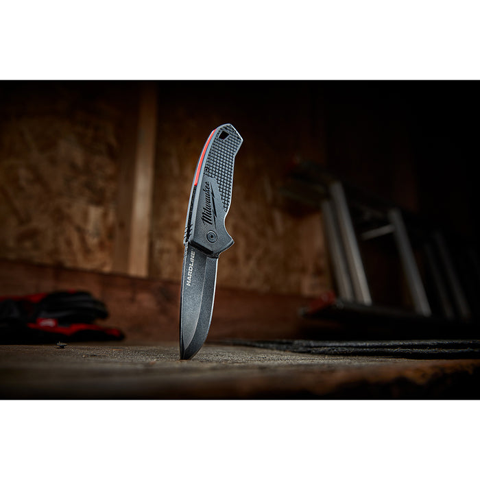 MILWAUKEE 3” HARDLINE™ Smooth Blade Pocket Knife