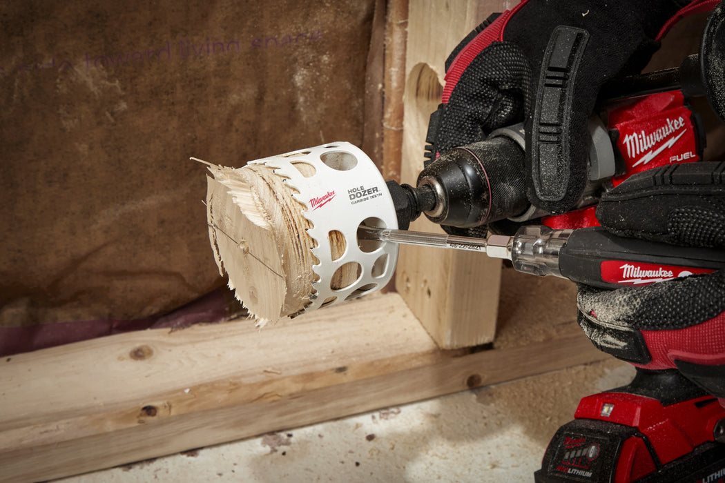 MILWAUKEE 15 PIEZAS. HOLE DOZER™ con kit de sierra perforadora con dientes de carburo