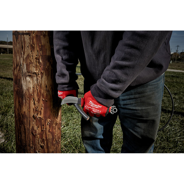 MILWAUKEE Lineman’s Blunt Tip Hawkbill Knife w/ STICKWORK™ 3 IN 1 Ring