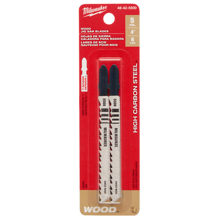 Milwaukee Tools 4In 6 TPI Hi-Carbon Steel Jig S 48-42-5500