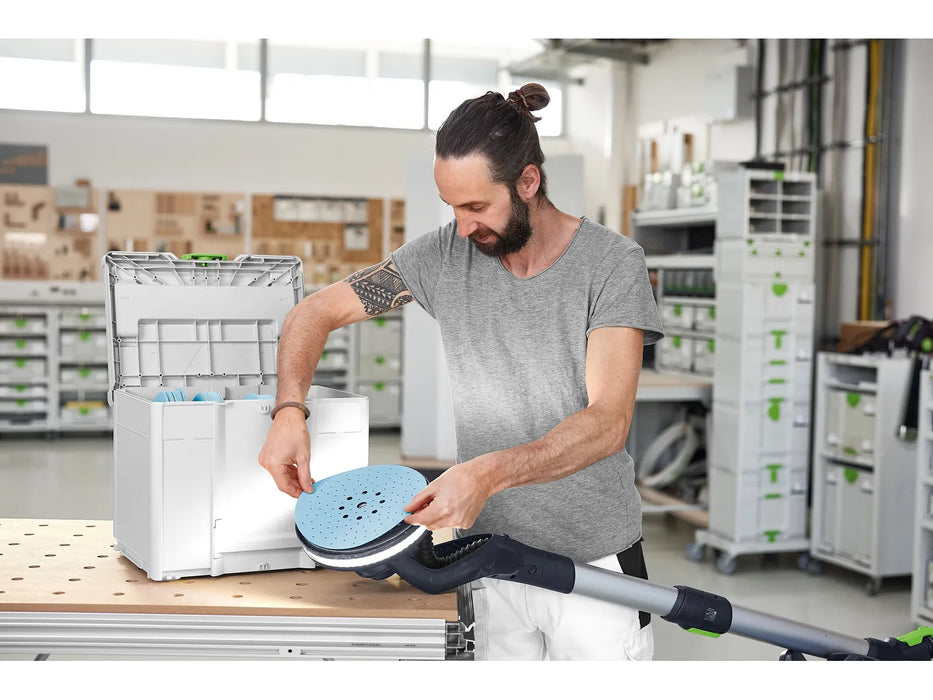 FESTOOL Abrasives Systainer³ Granat D225 GR SYS