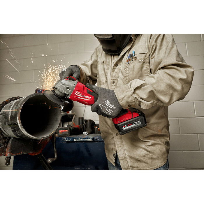 MILWAUKEE M18 FUEL 4-1/2" / 5" Braking Grinder w/ ONE-KEY & Slide Lock-On Switch (Tool Only)