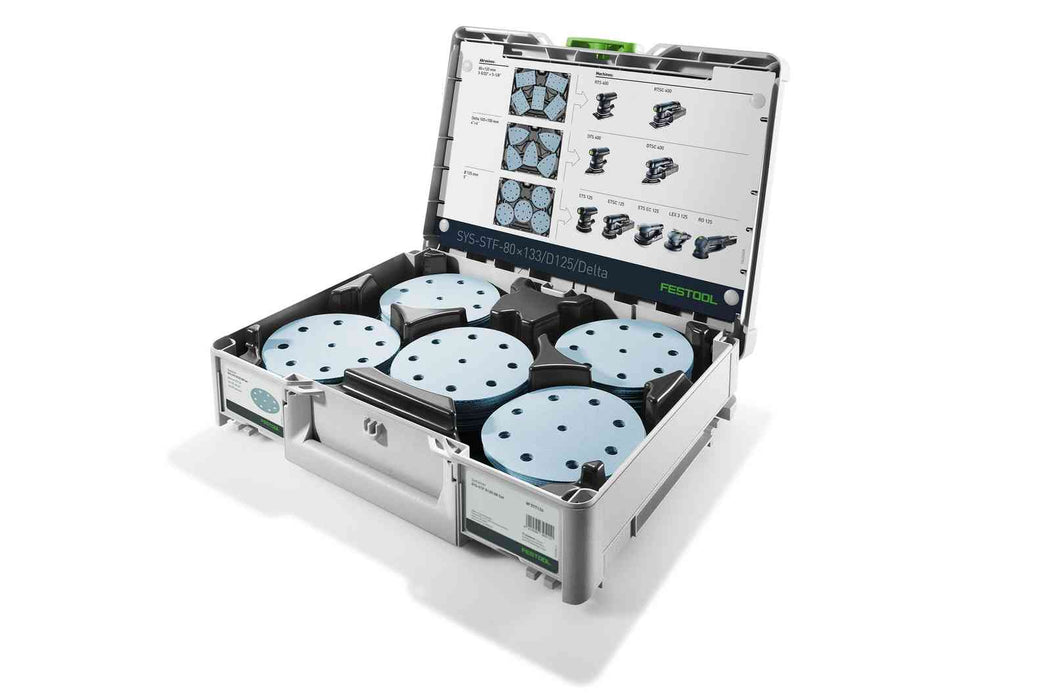 FESTOOL Systainer³ Abrasive Set SYS-STF D125 GR SET