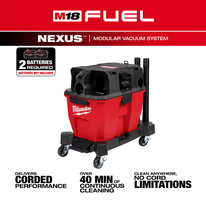 Milwaukee M18 FUEL 9G DUAL-BATTERY W/D VAC 0920-20