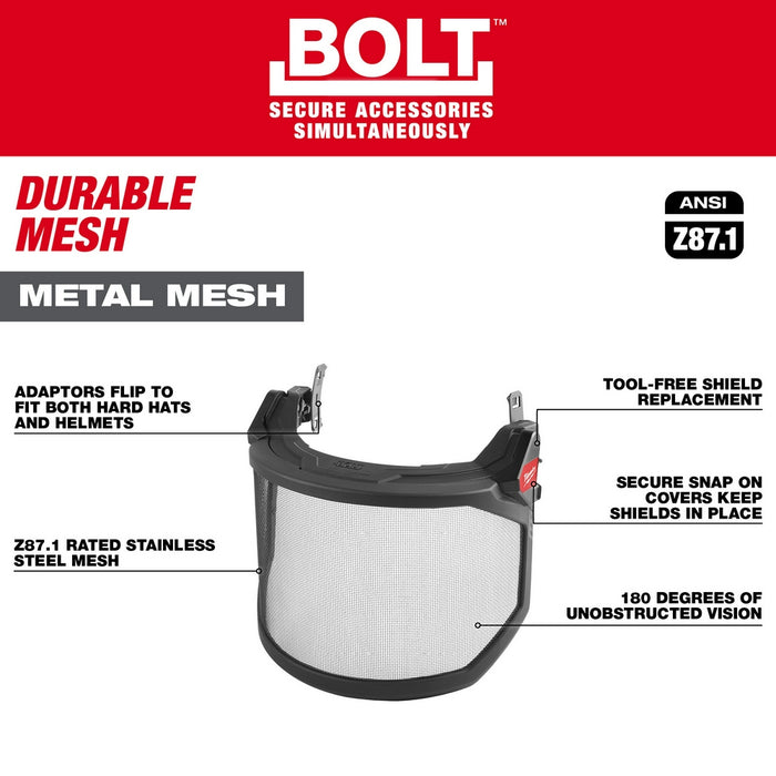 MILWAUKEE BOLT™ Mesh Full Face Shield