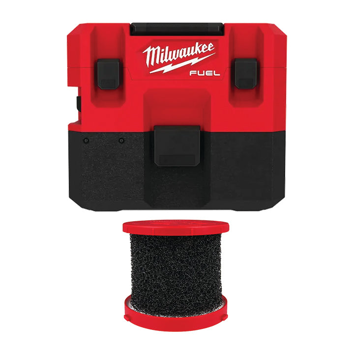 MILWAUKEE M12 FUEL™ 1.6 Gallon Wet/Dry Vacuum & FREE Foam Wet Filter