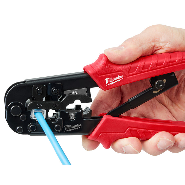 MILWAUKEE Ratcheting Modular Crimper & Stripper