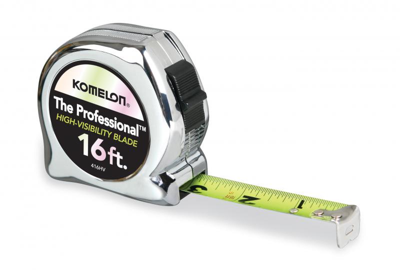 Komelon 16' x 3/4" Chrome Professional with High Visibility Blade