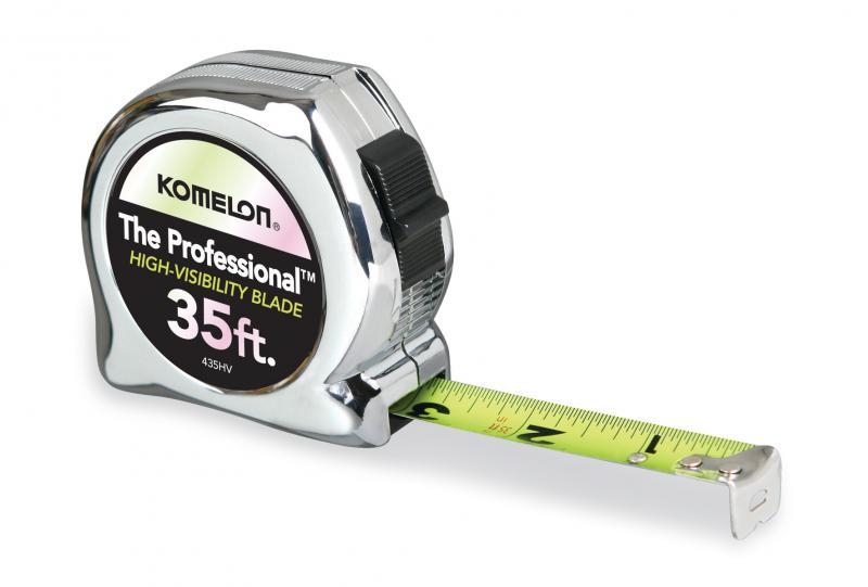 Komelon 35' x 1" Chrome Professional with High Visibility Blade