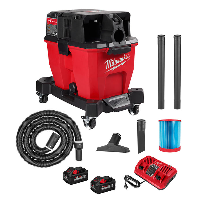 MILWAUKEE M18 FUEL™ 9 Gallon Dual-Battery Wet/Dry Vacuum Kit