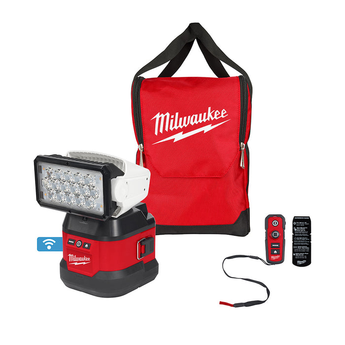MILWAUKEE M18 Utility Remote Control Search Light w/ Portable Base (Light Only)