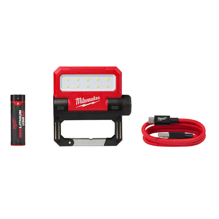 MILWAUKEE REDLITHIUM™ USB ROVER™ Pivoting Flood Light