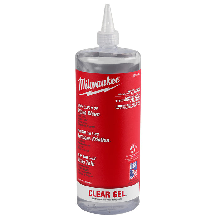 MILWAUKEE Wire & Cable Pulling Clear Gel Lubricant