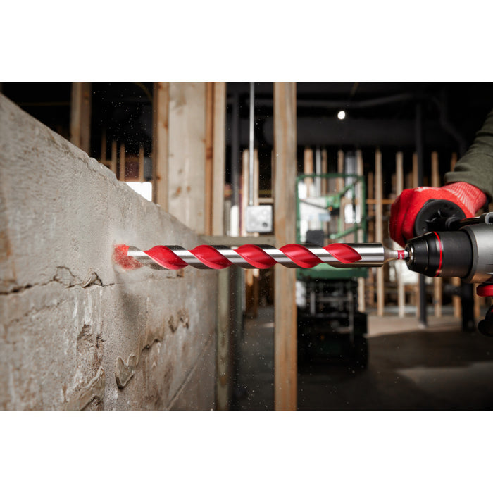 3/8" x 4" x 6" SHOCKWAVE™ Impact Duty Carbide Hammer Drill Bits with POWER TIP™ Bulk 25