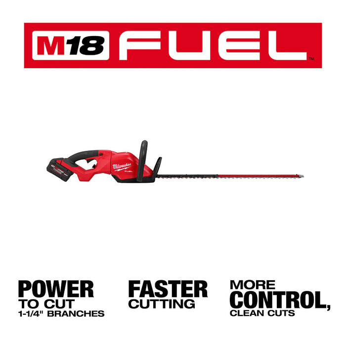 MILWAUKEE M18 FUEL™ 30" Hedge Trimmer Kit + 48-11-1881 Battery!