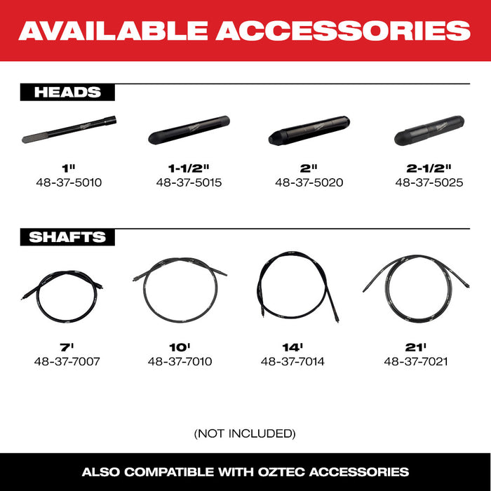 Kit de vibrador de concreto MILWAUKEE MX FUEL™