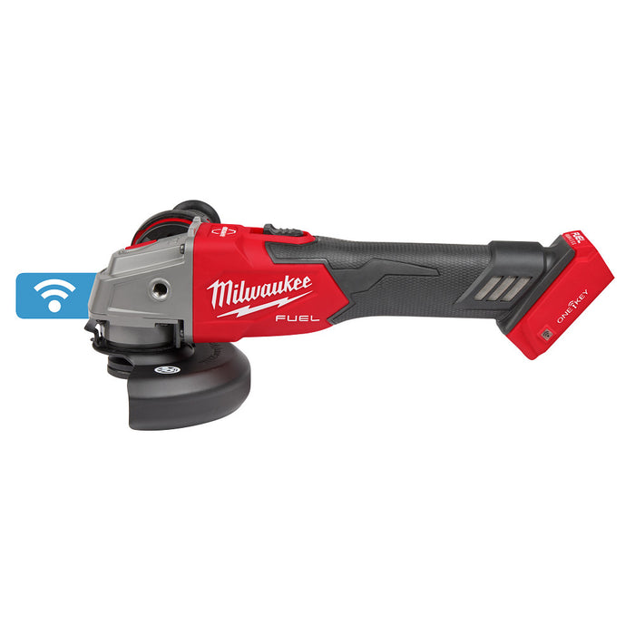 MILWAUKEE M18 FUEL 4-1/2" / 5" Braking Grinder w/ ONE-KEY & Slide Lock-On Switch (Tool Only)