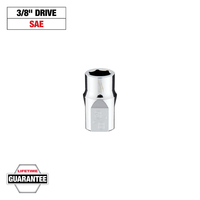 3/8" Drive 3/8" SAE 6-Point Socket