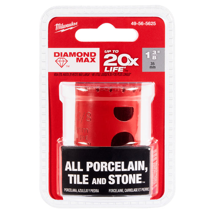 Milwaukee Tools 1-3/8" Diamond Max™ Hole Saw 49-56-5625