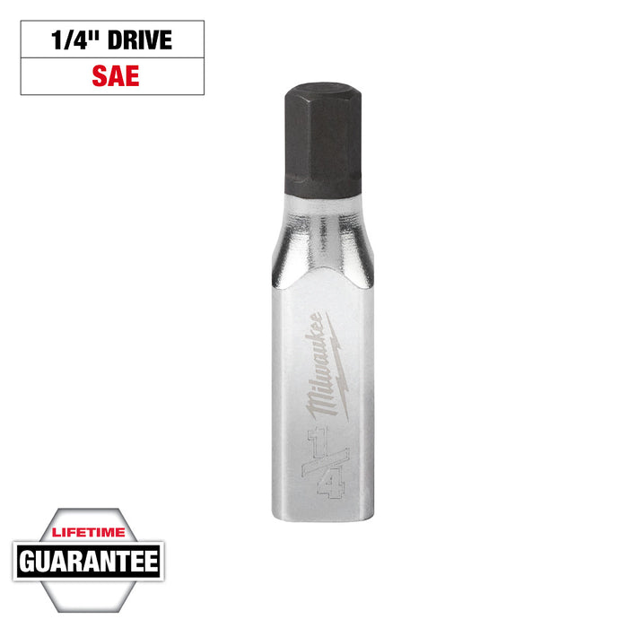 MILWAUKEE Dados con punta hexagonal con accionamiento de 1/4" - SAE