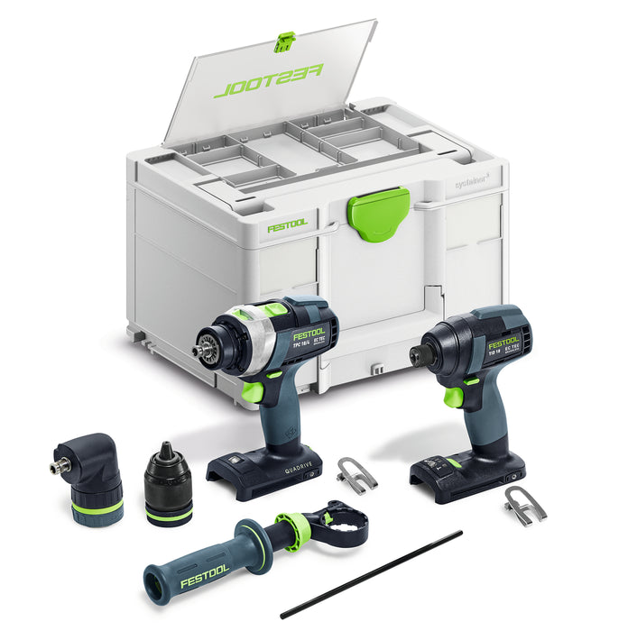 FESTOOL Impact Driver and Drill set TID 18 Basic-Set TPC 18/4