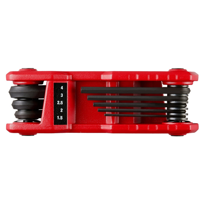 MILWAUKEE 8-Key Folding Hex Key Set - Metric