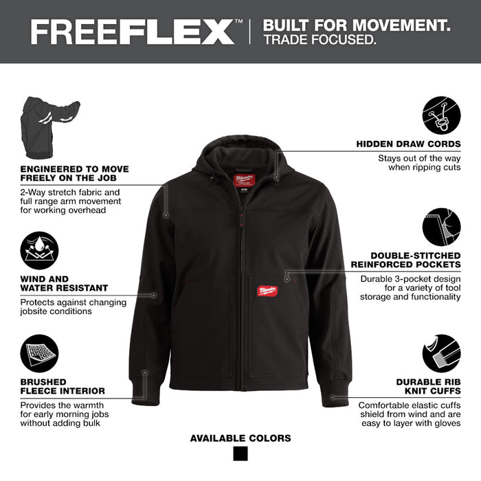 MILWAUKEE FREEFLEX™ Softshell Hooded Jacket