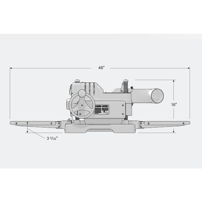 Oliver Machinery 15" Planer (Benchtop) with Oliver HCX Helical Cutterhead