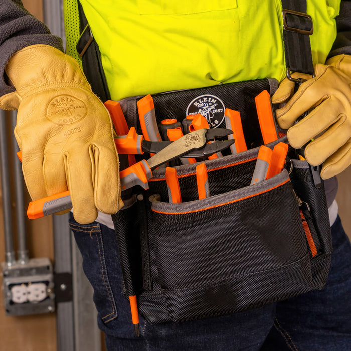 KLEIN TOOLS Insulated Crimping & Cutting Tool For Connectors