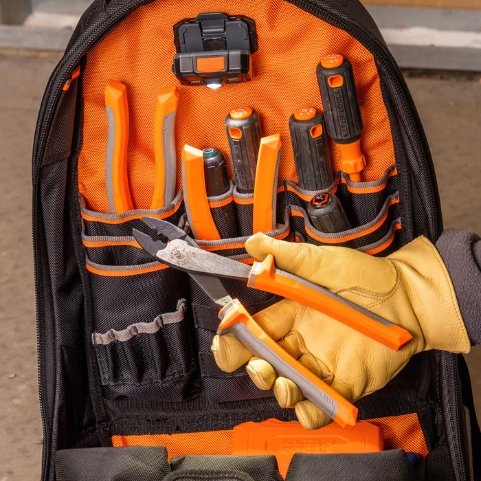 KLEIN TOOLS Insulated Crimping & Cutting Tool For Connectors