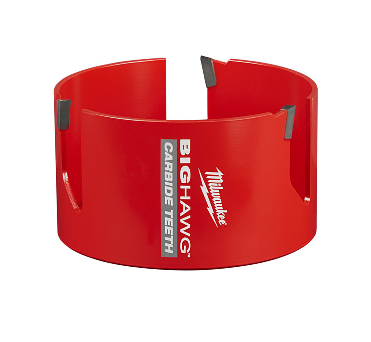 MILWAUKEE BIG HAWG™ con sierras perforadoras con dientes de carburo