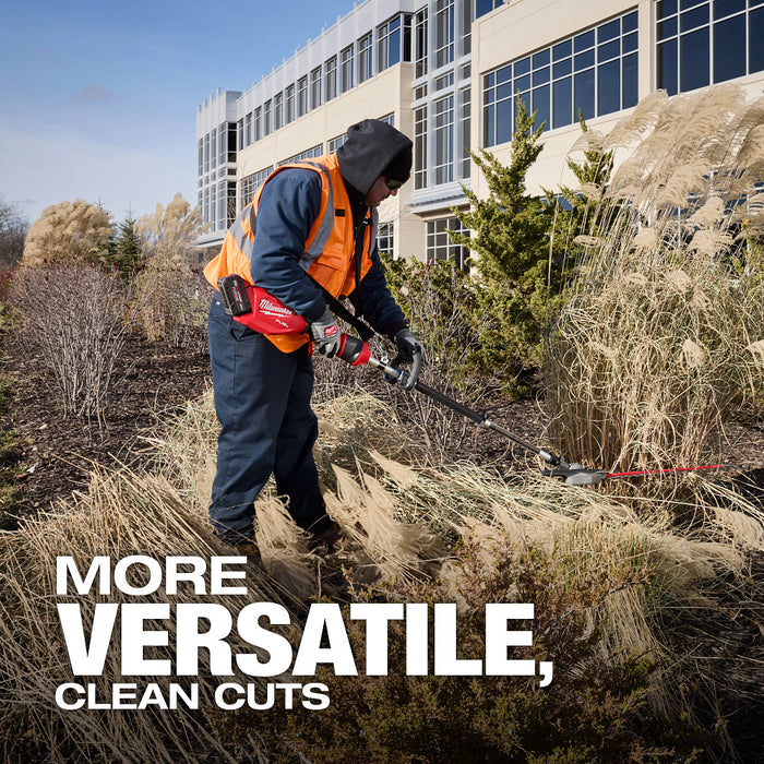 MILWAUKEE M18 FUEL™ Pole Articulating Hedge Trimmer (Tool Only) + 48-11-1881 Battery