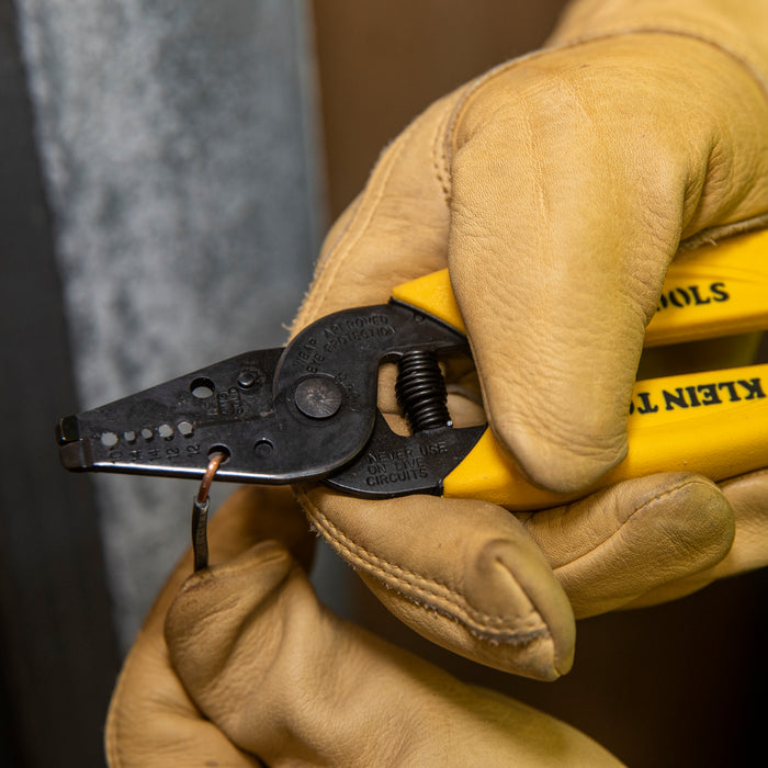 KLEIN TOOLS Dual-Wire Stripper/Cutter For Solid Wire