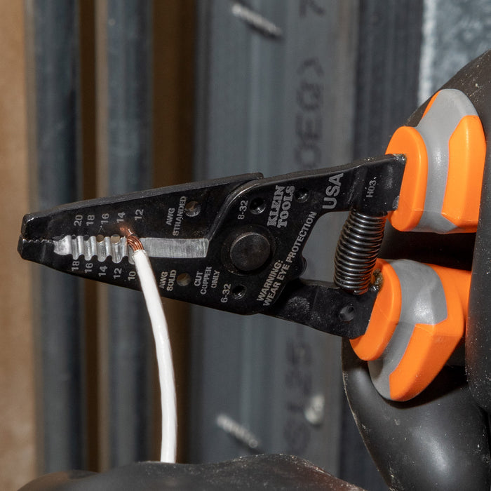 KLEIN TOOLS KLEIN-KURVE® Insulated Wire Stripper & Cutter