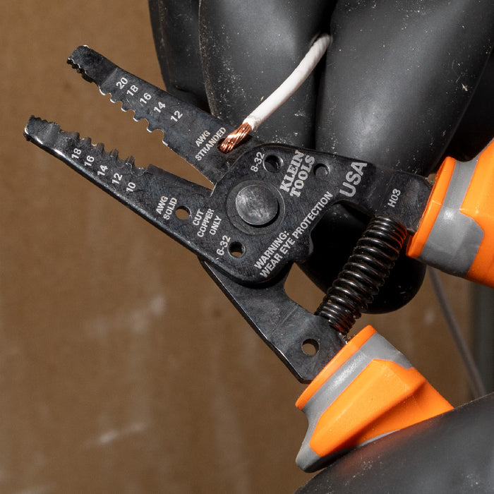 KLEIN TOOLS KLEIN-KURVE® Insulated Wire Stripper & Cutter