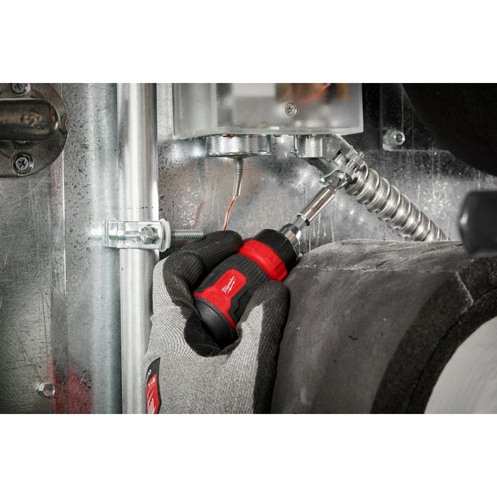 MILWAUKEE 8-IN-1 Ratcheting Compact Multi-Bit Screwdriver