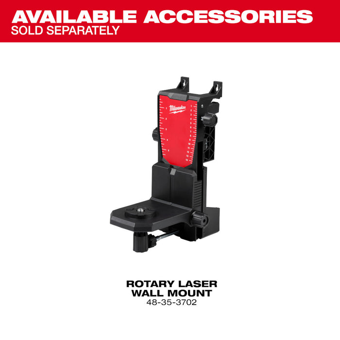 MILWAUKEE M18™ Red Exterior Rotary Laser Level Kit