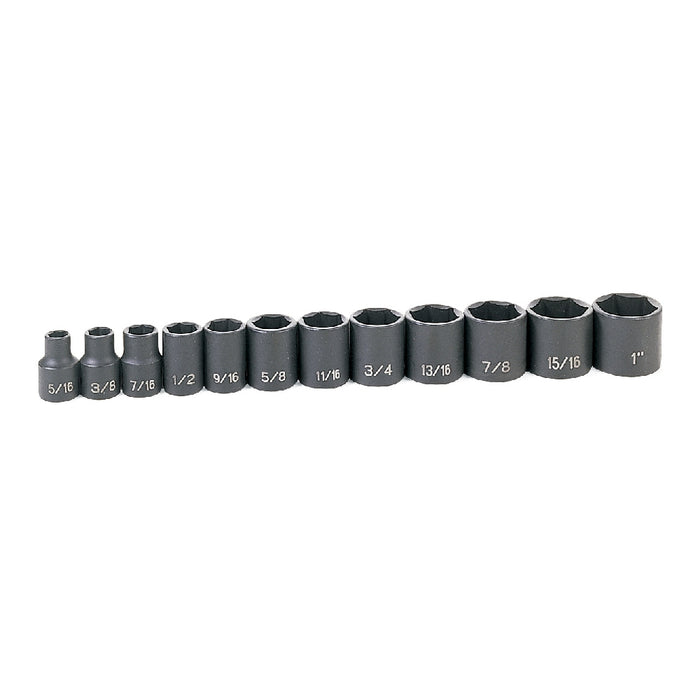 Grey Pneumatic 3/8" Drive 12 Piece Standard Set