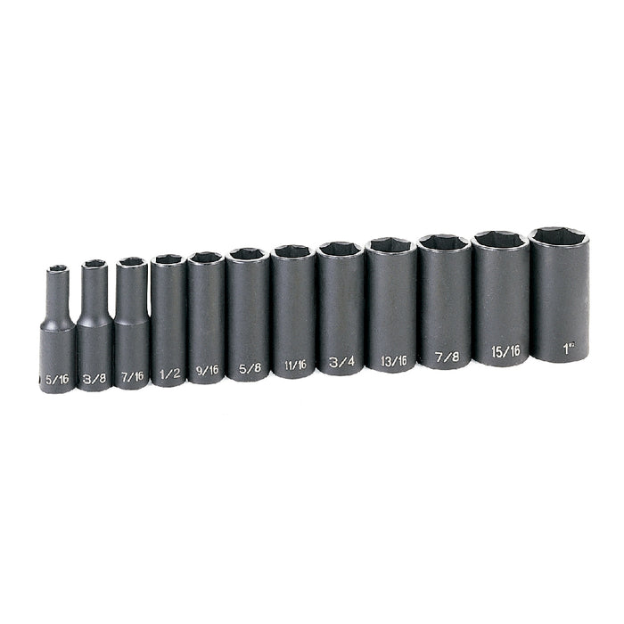Grey Pneumatic 3/8" Drive 12 Piece Deep Set