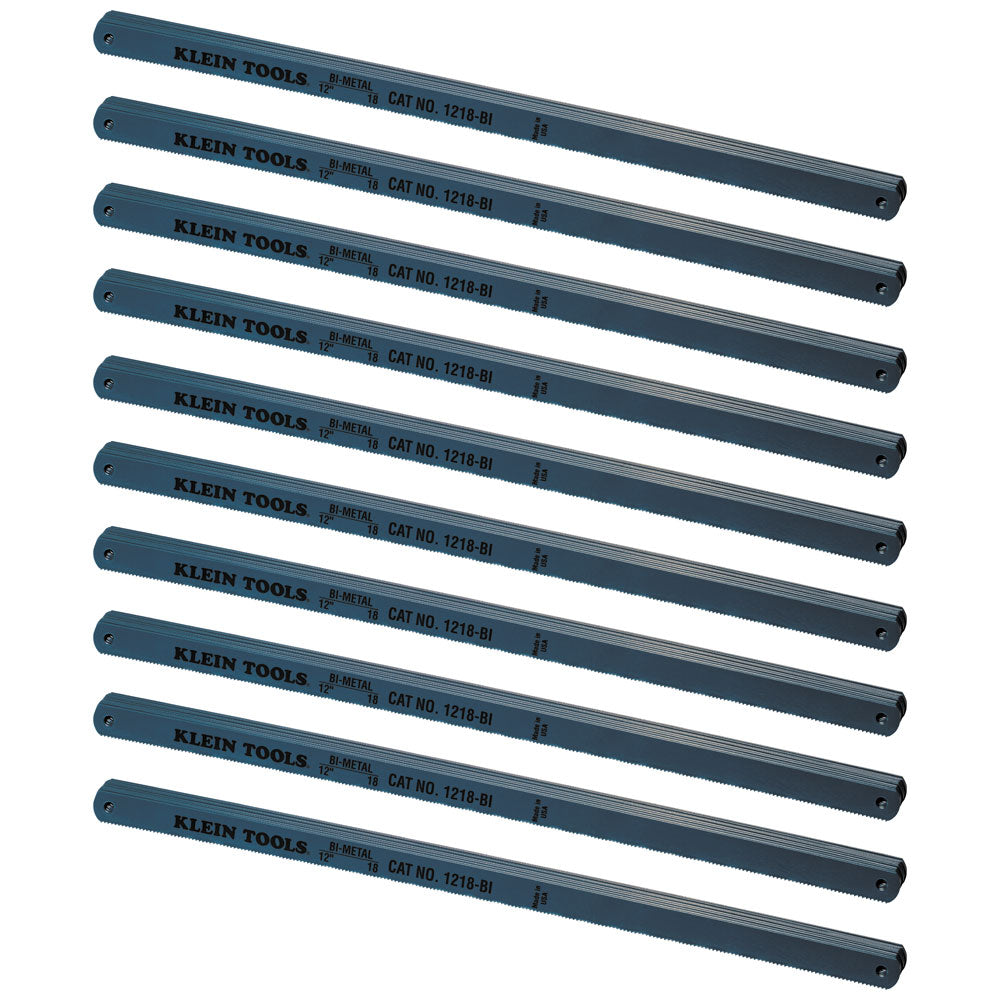 KLEIN TOOLS 12" 18 TPI Bi-Metal Blades (100 PACK)