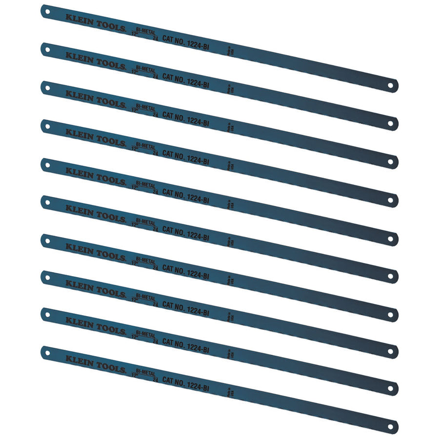 KLEIN TOOLS 12" 24 TPI Bi-Metal Blades (10 PACK)