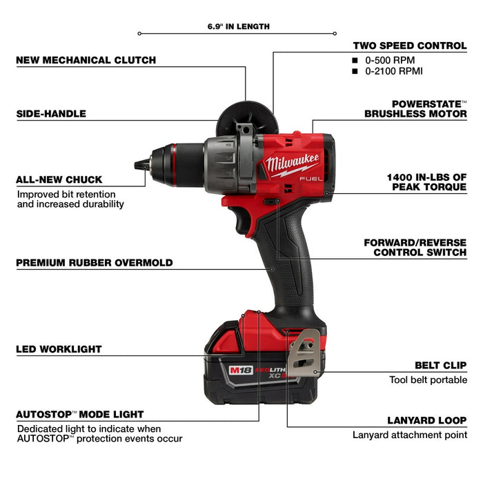 MILWAUKEE M18 FUEL™ 1/2" Drill/Driver Kit