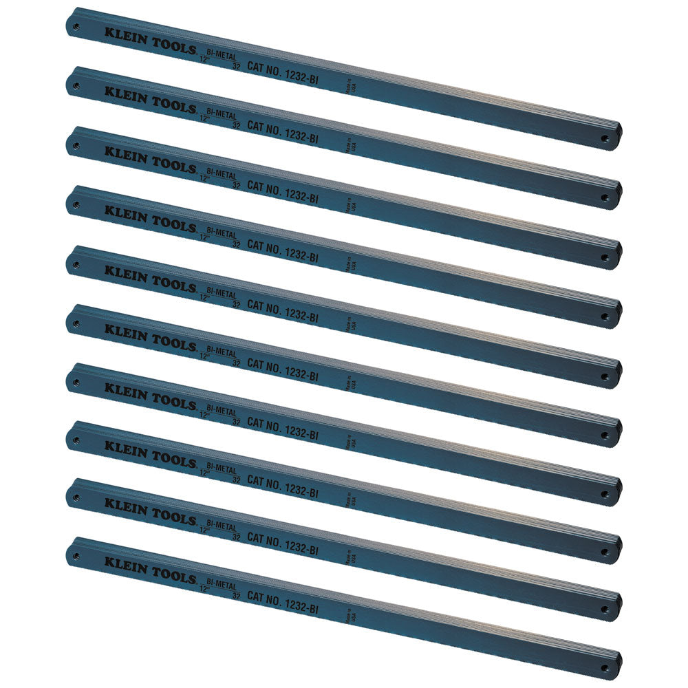 KLEIN TOOLS 12" 32 TPI Bi-Metal Blades (100 PACK)