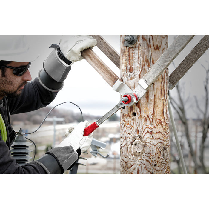 MILWAUKEE Lineman's High-Leverage Ratcheting Wrench Q4
