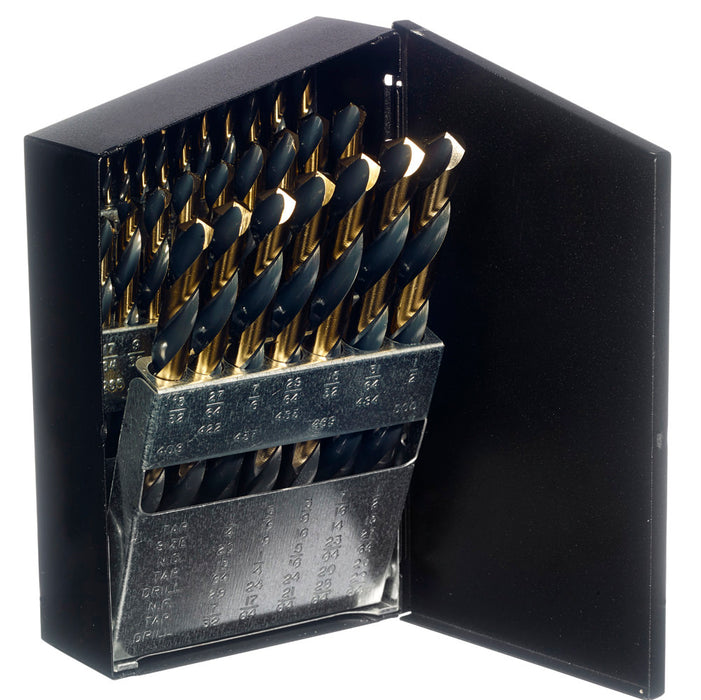 CHAMPION 29 PC. Black & Gold Drill Set