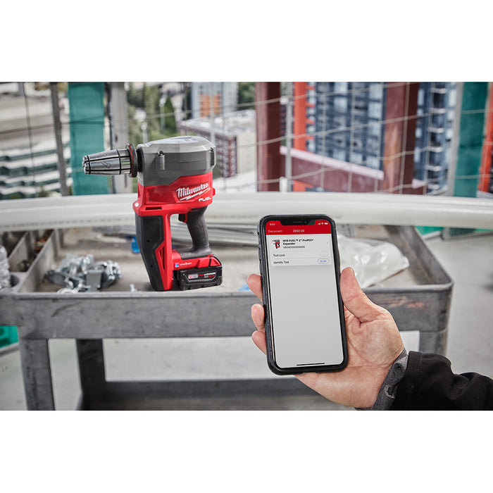 MILWAUKEE M18 FUEL™ Kit expansor ProPEX® de 2" con ONE-KEY™ con kit de cabezales expansores de 1 1/4"-2"