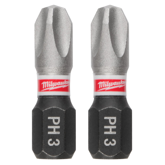 Milwaukee Tools SHOCKWAVE #3 Phillip 1"- Bulk 25 48-32-4713