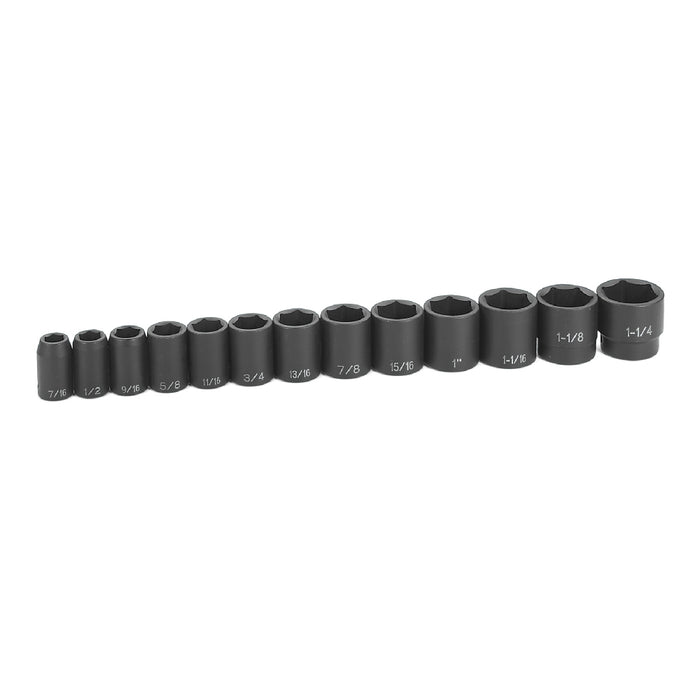 Grey Pneumatic 1/2" Drive 13 Piece Standard Set