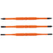 KLEIN TOOLS Insulated Double-End Screwdriver Blades (3 PACK)